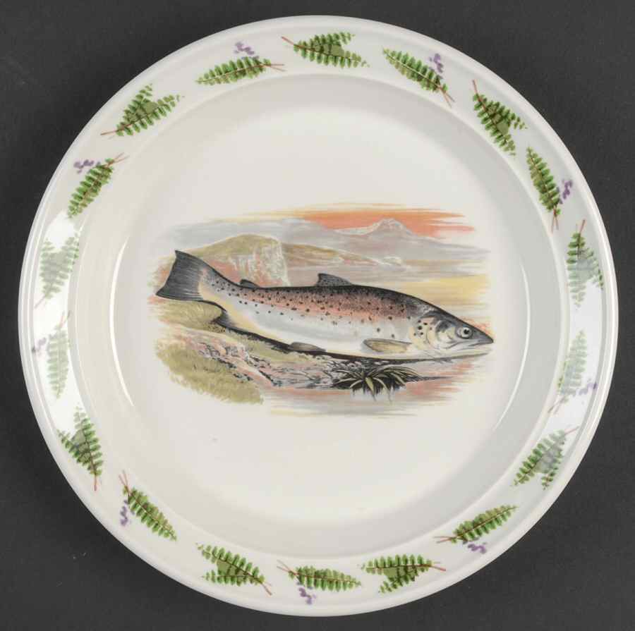 Compleat Angler Fern Salad Plate by Portmeirion-1