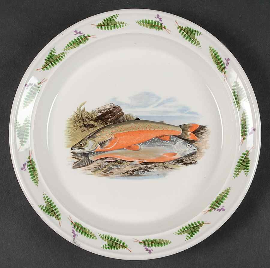 Compleat Angler Fern Salad Plate by Portmeirion-1