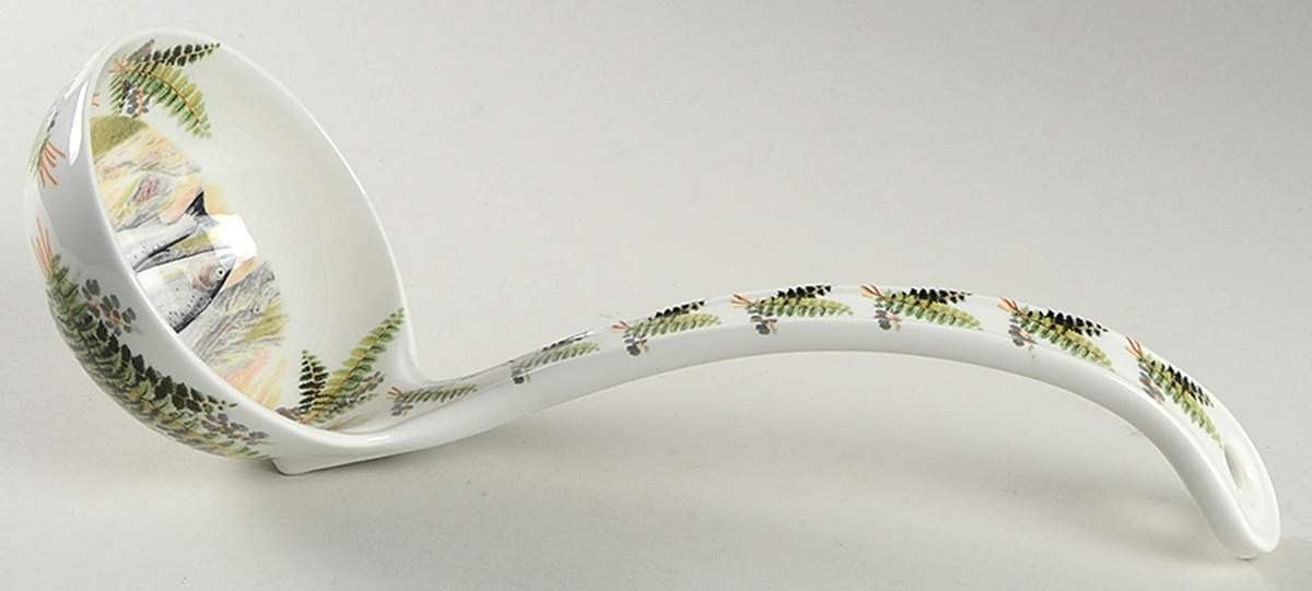 Compleat Angler Fern Tureen Ladle by Portmeirion-1