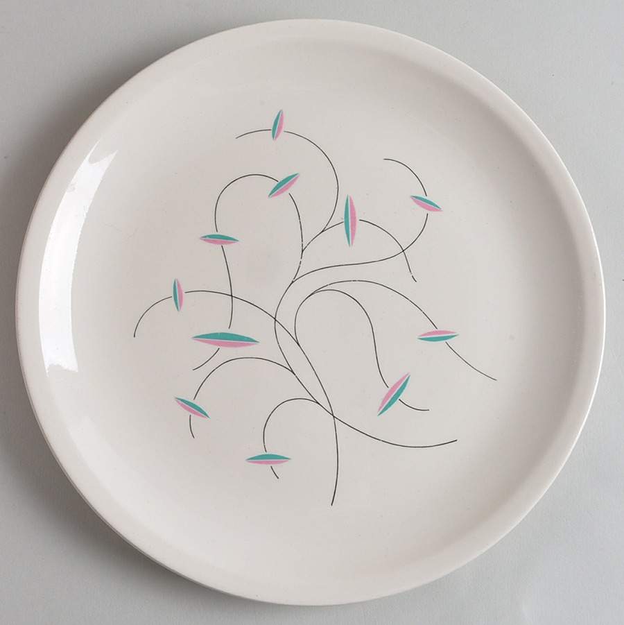 Willow Dinner Plate by Paden City-1