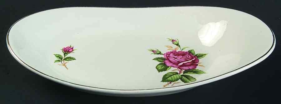 Old Rose (Preview, Bone Ash Glaze) Relish by Paden City-1