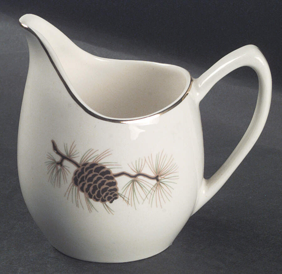 Pinecone Creamer by Paden City-1