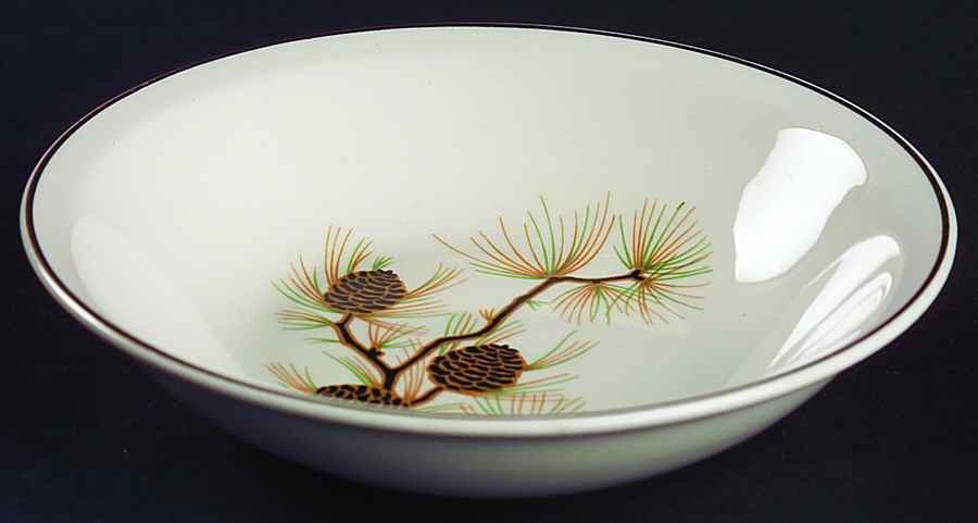 Pinecone Fruit/Dessert (Sauce) Bowl by Paden City-1