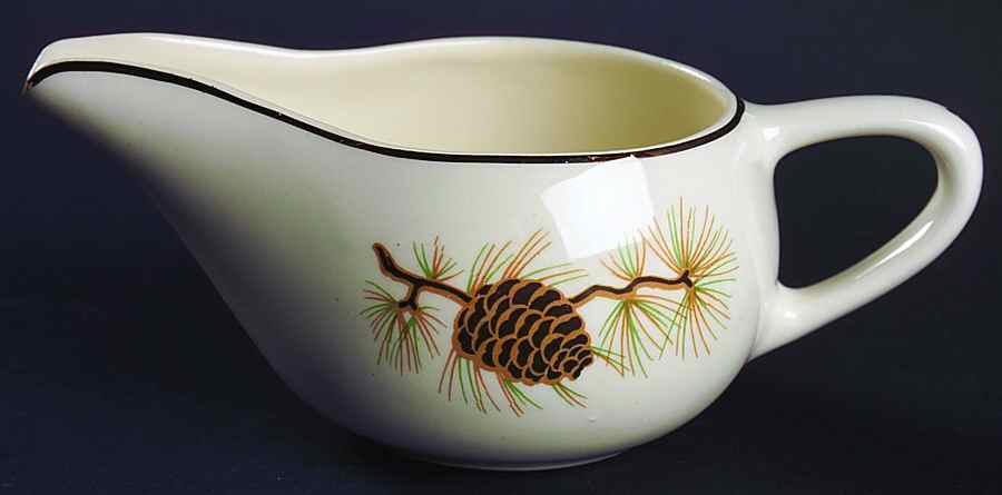 Pinecone Creamer by Paden City-1