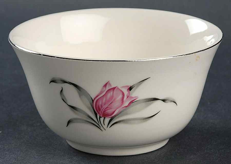 Kenilworth Cranberry Bowl by Paden City-1