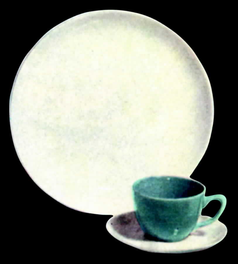 Palm Springs Dinner Plate by Paden City-1
