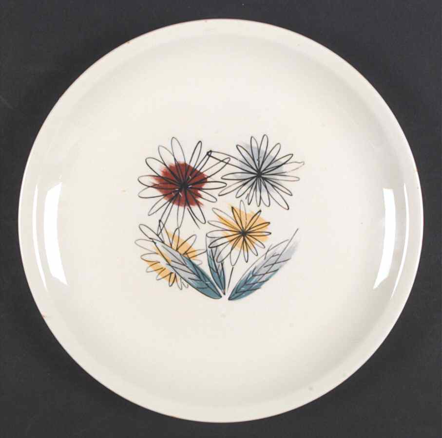 Saxony Dinner Plate by Paden City-1
