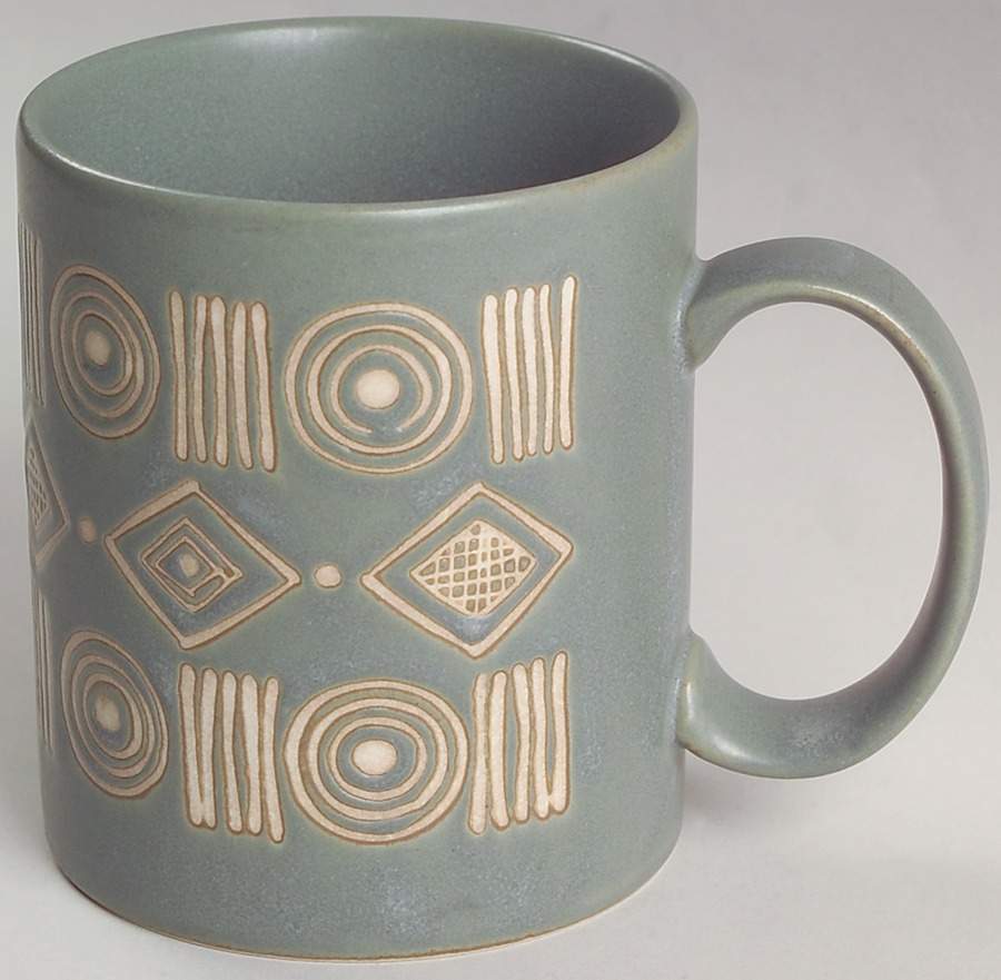 Bongo (Green) Mug by Pottery Barn China-1
