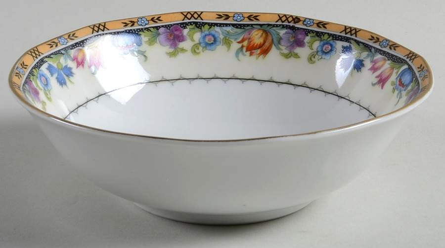 Newport (White) Coupe Cereal Bowl by Princess (Bavaria, Czech)-1