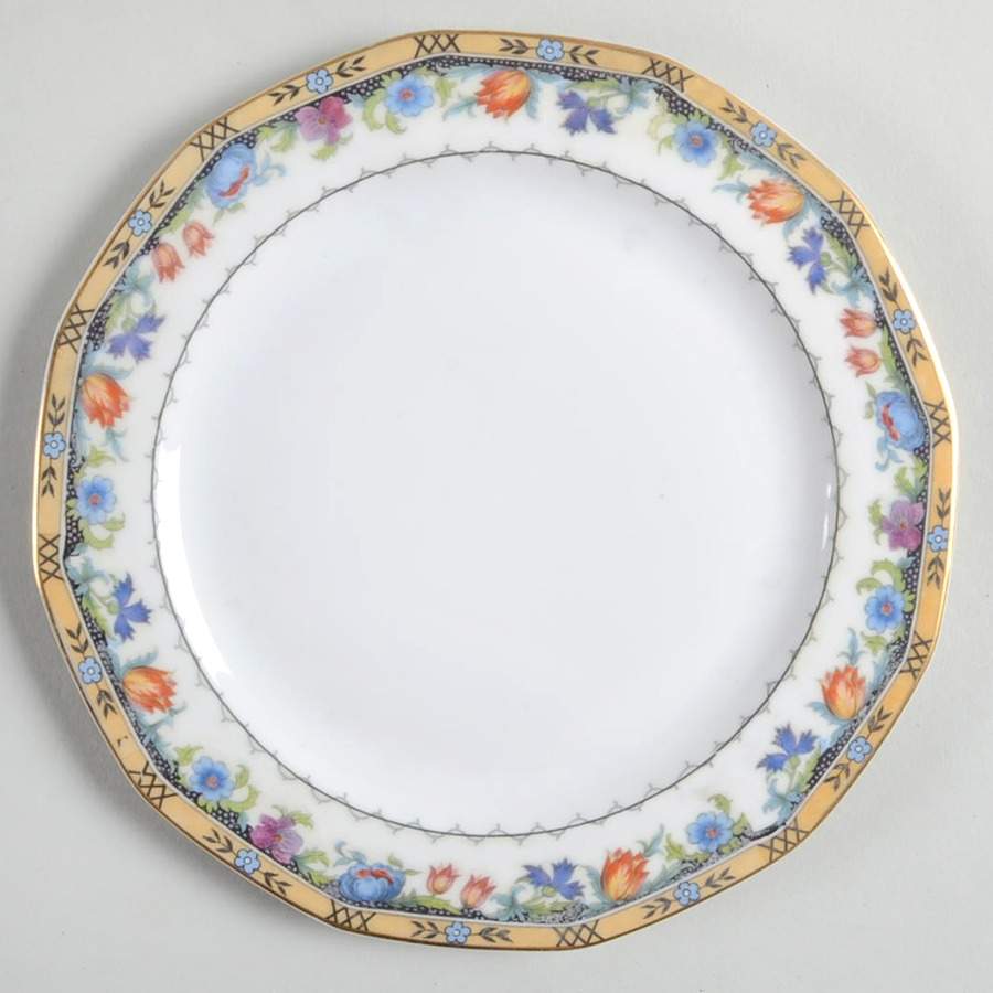 Newport (White) Bread & Butter Plate by Princess (Bavaria, Czech)-1