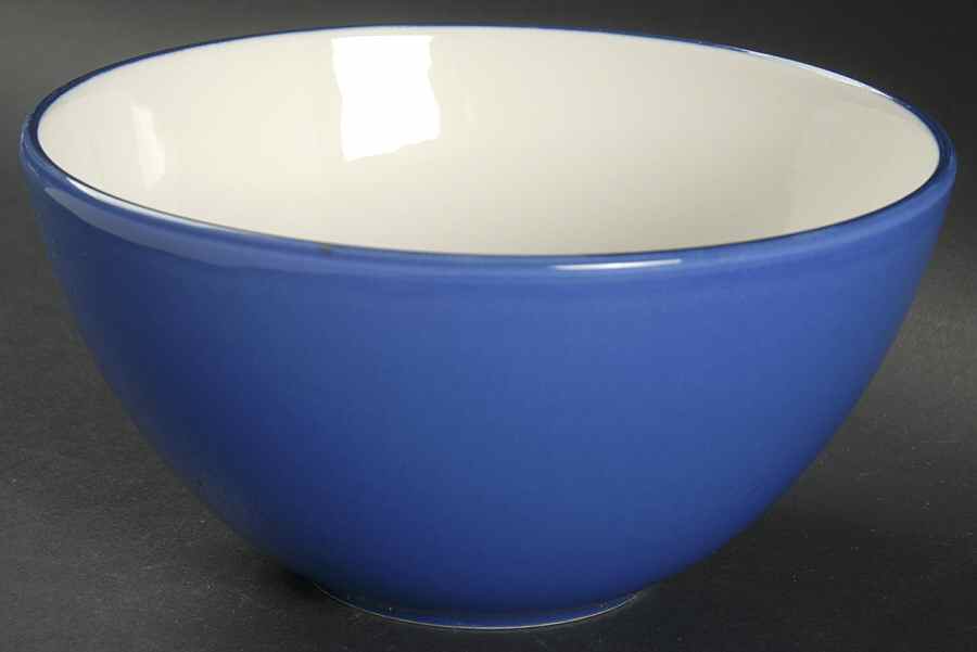 Spa Blueberry (Blue Trim) Coupe Cereal Bowl by Pagnossin-1