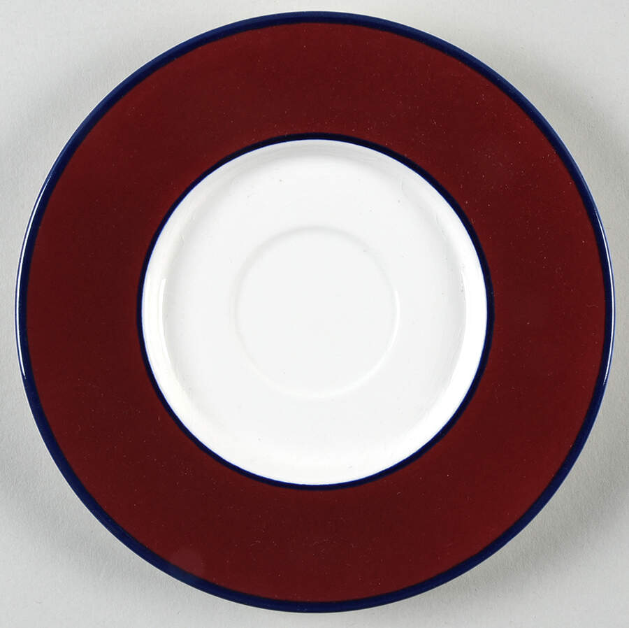 Spa Maroon Saucer for Flat Cup by Pagnossin-1