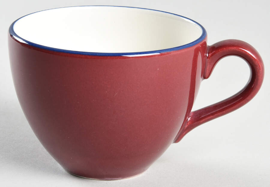 Spa Maroon Flat Cup by Pagnossin-1