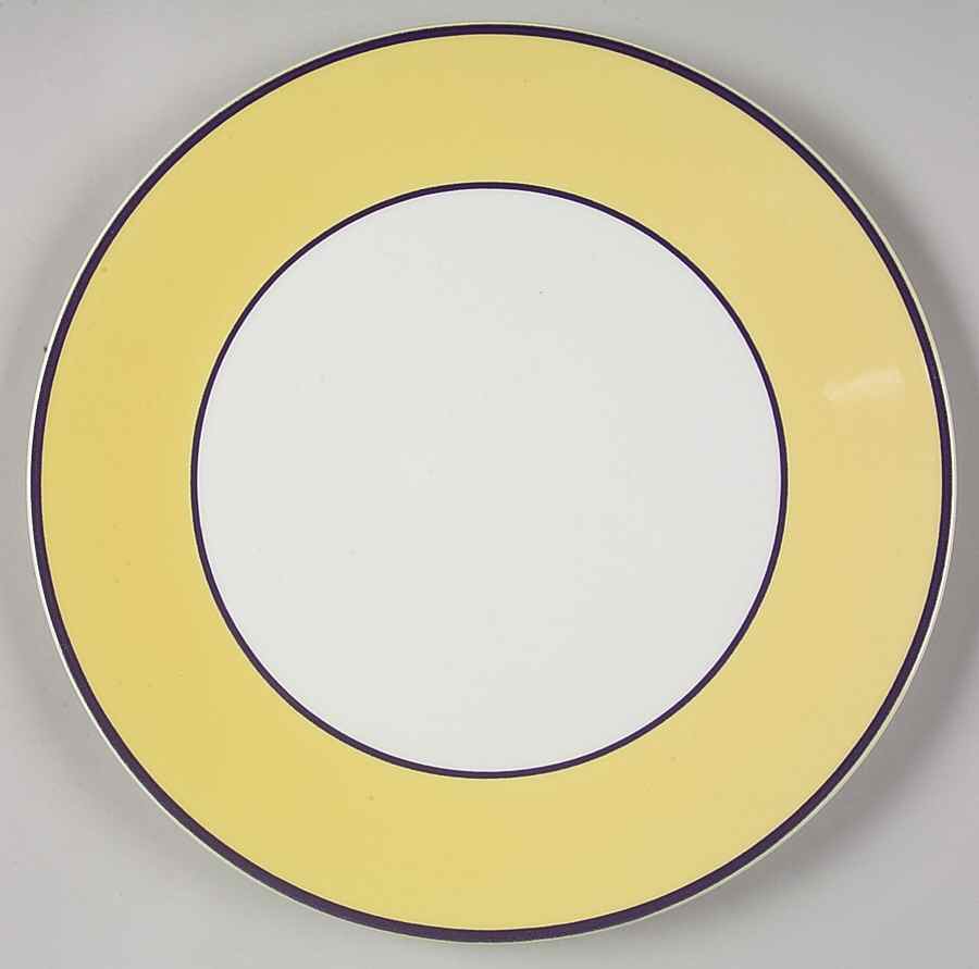 Spa Bright Yellow Coupe Dinner Plate by Pagnossin-1
