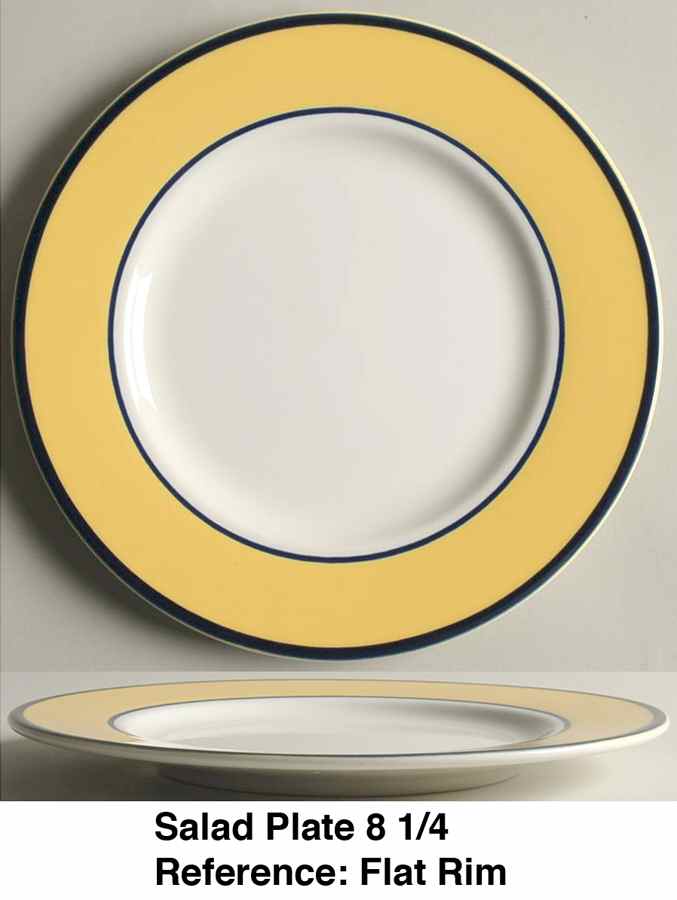 Spa Bright Yellow Salad Plate by Pagnossin-1
