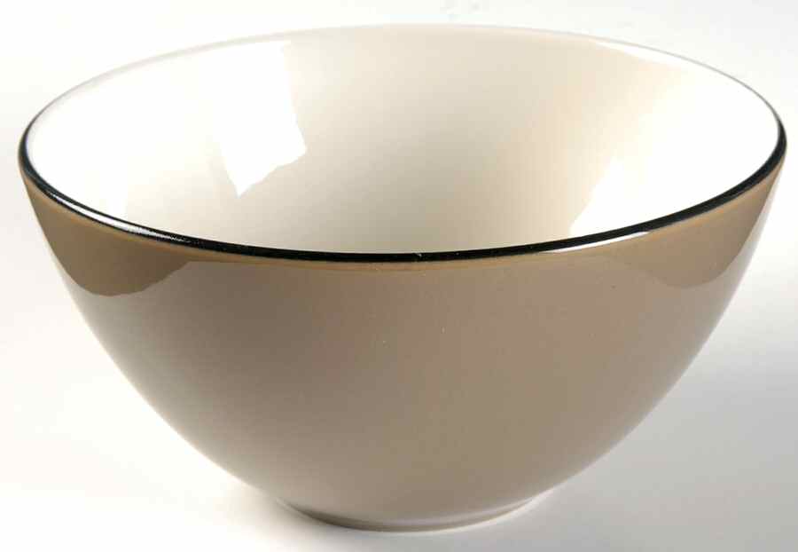 Spa Taupe (Rim) Coupe Cereal Bowl by Pagnossin-1