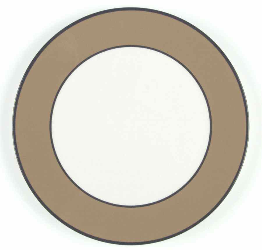 Spa Taupe (Rim) Dinner Plate by Pagnossin-1