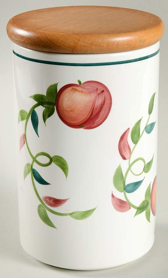Orchard Fruit Large Canister & Lid by Portmeirion-1