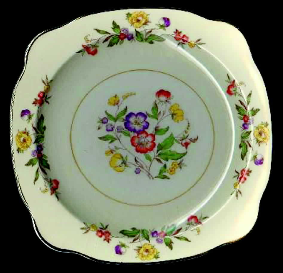 PCP109 Square Dinner Plate by Paden City-1