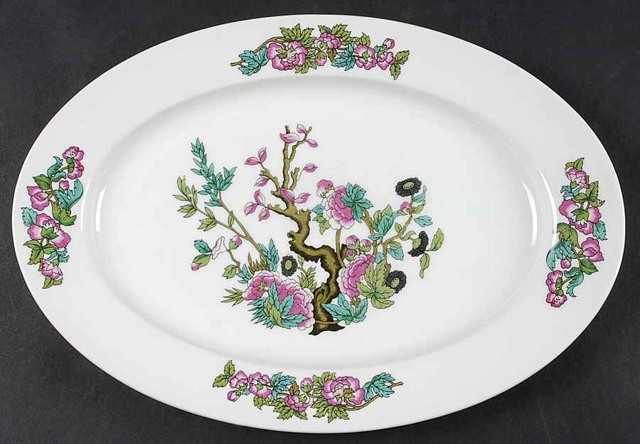 PUN38 12" Oval Serving Platter by Porcelain Union-1