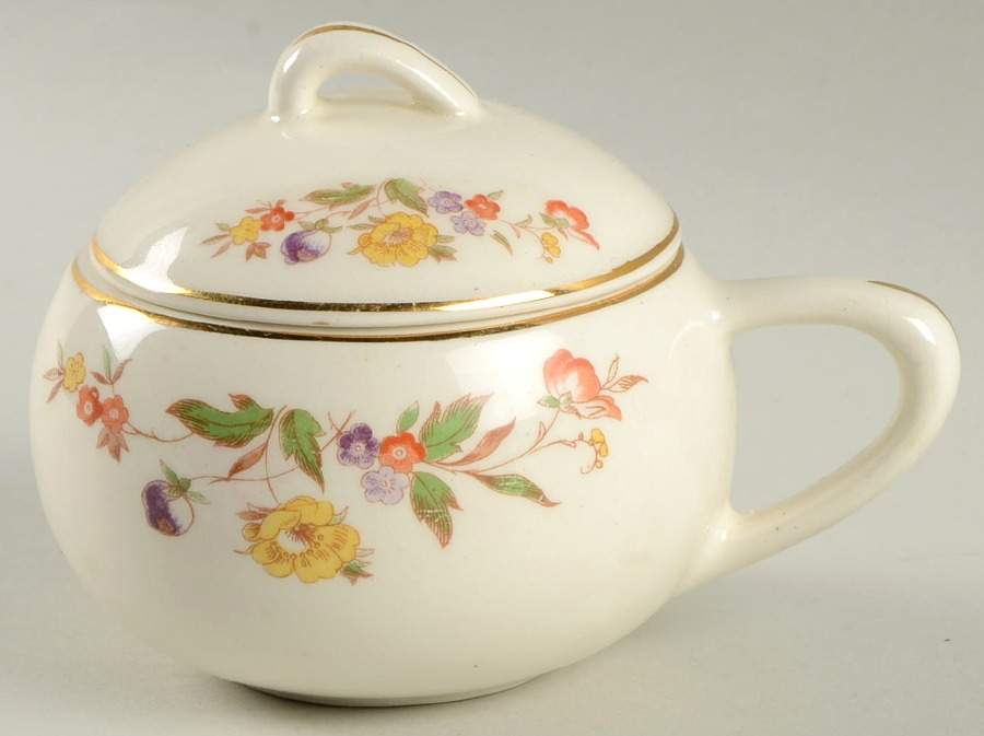 PCP112 Sugar Bowl & Lid by Paden City-1