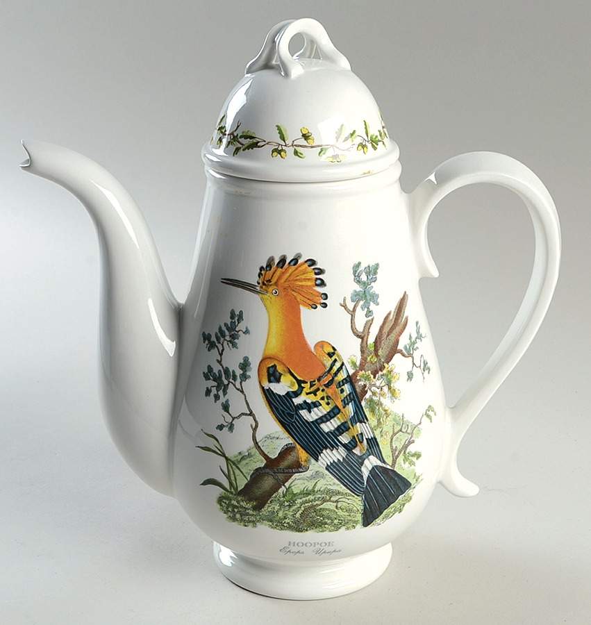 Birds of Britain Coffee Pot & Lid by Portmeirion-1