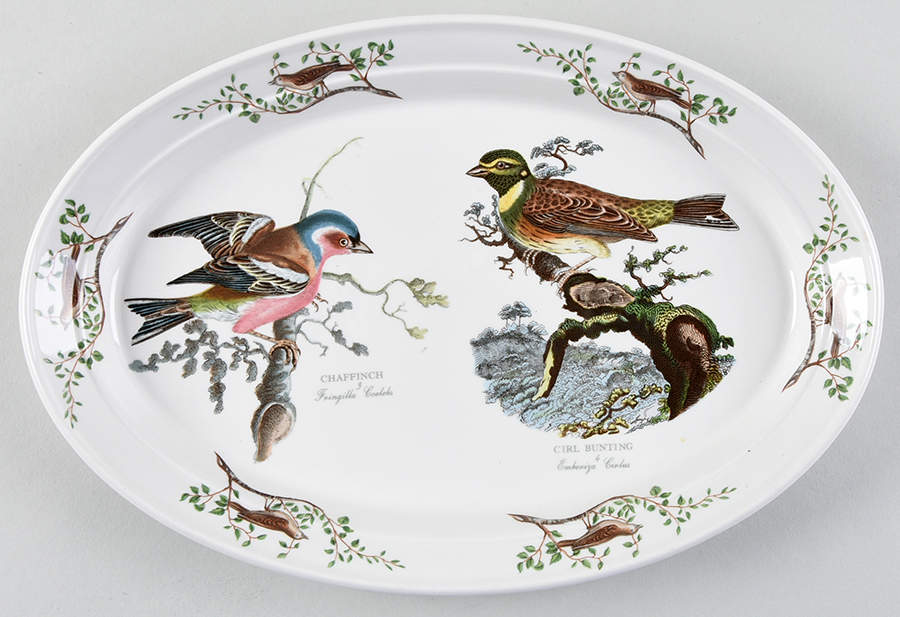 Birds of Britain 11" Oval Serving Platter by Portmeirion-1