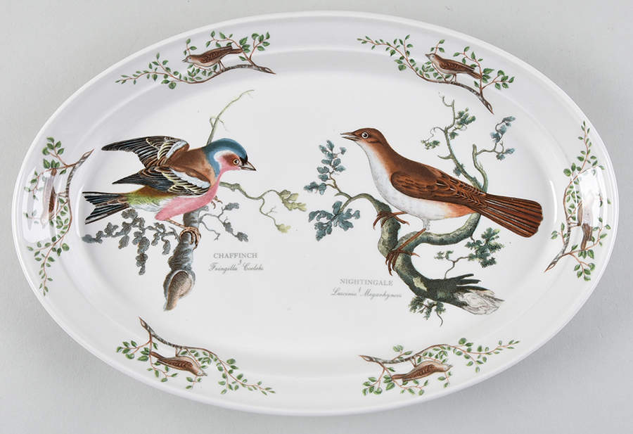 Birds of Britain 11" Oval Serving Platter by Portmeirion-1