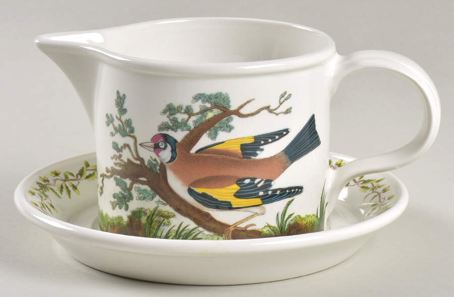 Birds of Britain Gravy Boat & Underplate by Portmeirion-1