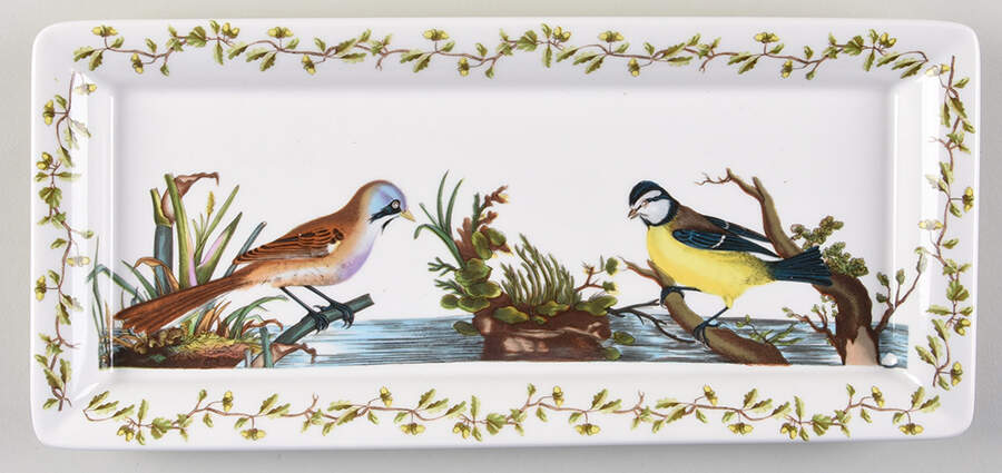 Birds of Britain 11" Sandwich Tray by Portmeirion-1