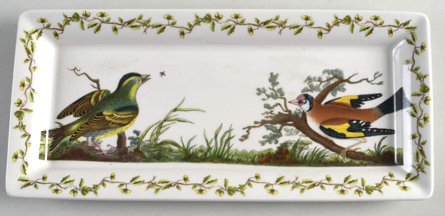 Birds of Britain 11" Sandwich Tray by Portmeirion-1