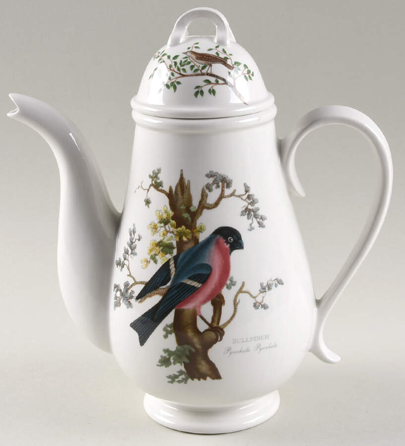 Birds of Britain Coffee Pot & Lid by Portmeirion-1