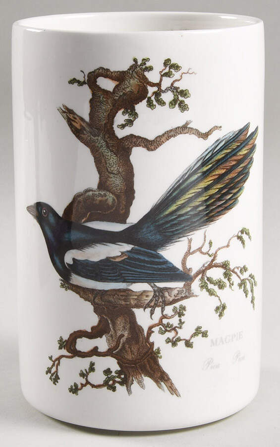 Birds of Britain 8" Storage Jar No Lid by Portmeirion-1