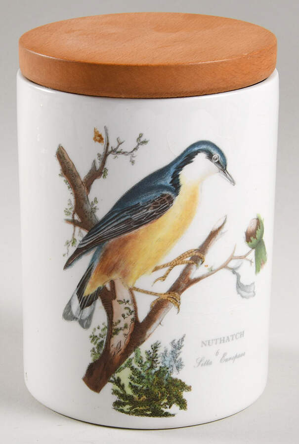 Birds of Britain 5" Storage Jar & Lid by Portmeirion-1