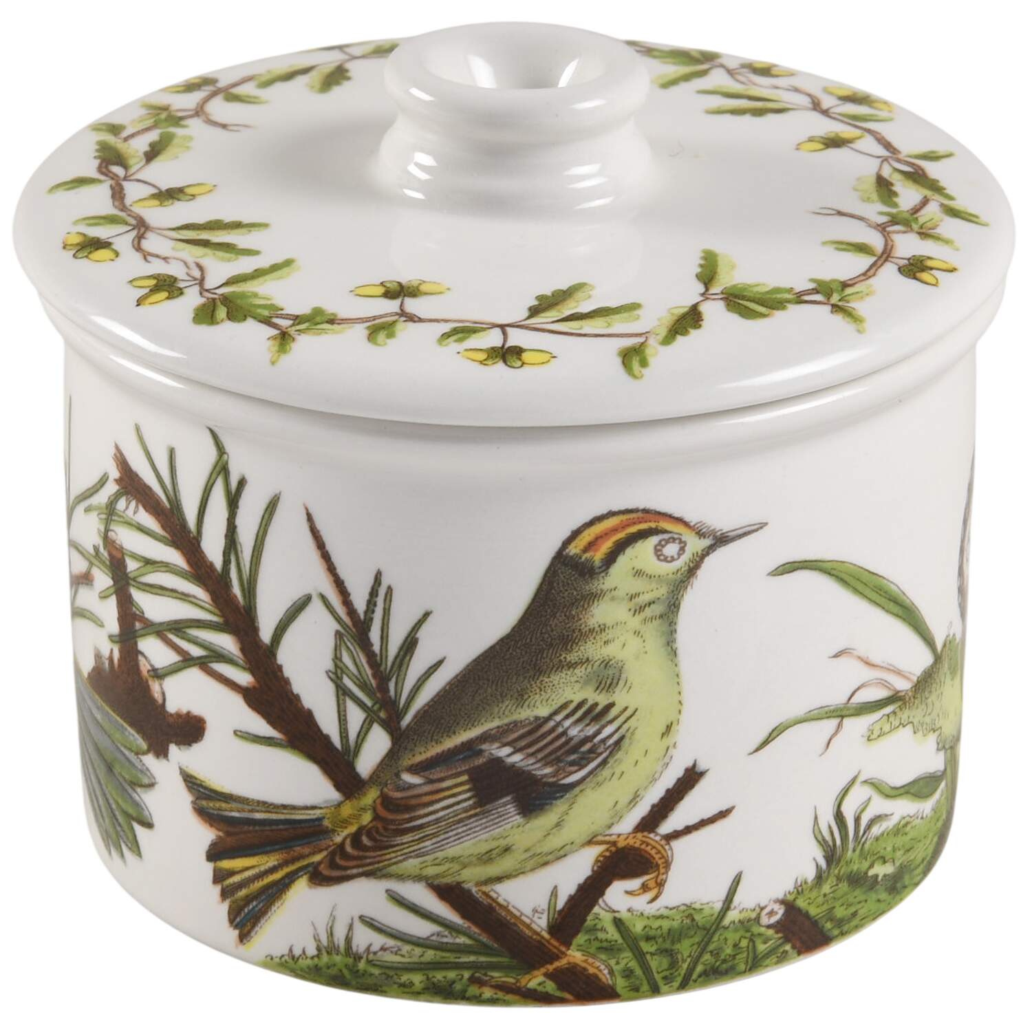 Birds of Britain Mini Drum Sugar Bowl & Lid by Portmeirion-1
