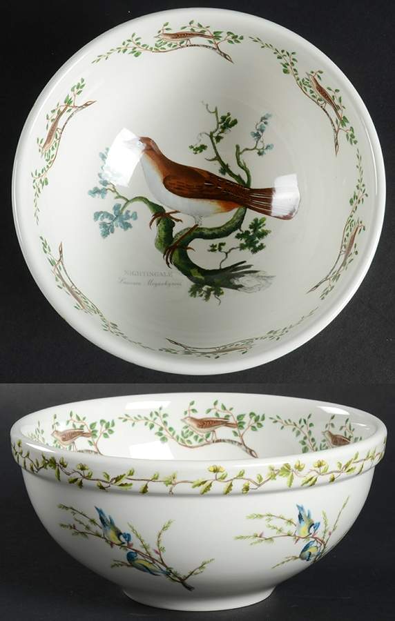 Birds of Britain 6" Salad Serving Bowl by Portmeirion-1