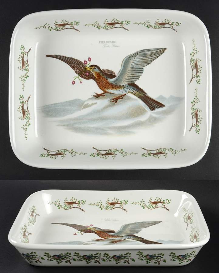 Birds of Britain 12" Lasagna by Portmeirion-1