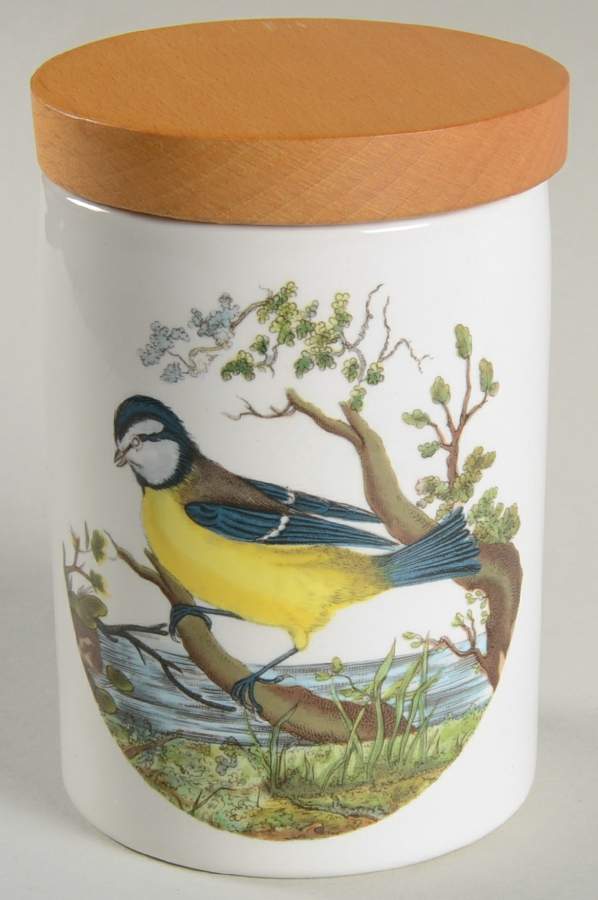 Birds of Britain 4" Storage Jar & Lid by Portmeirion-1