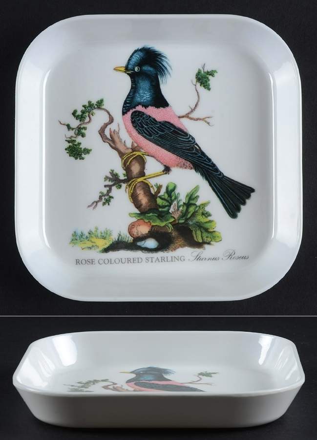 Birds of Britain 5" Square Melamine Tray by Portmeirion-1