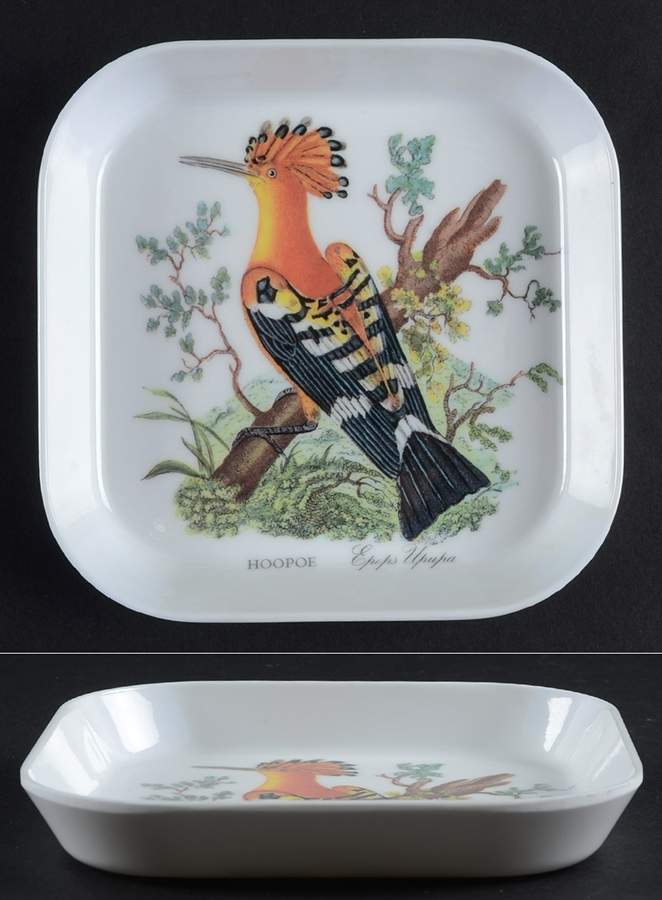 Birds of Britain 5" Square Melamine Tray by Portmeirion-1