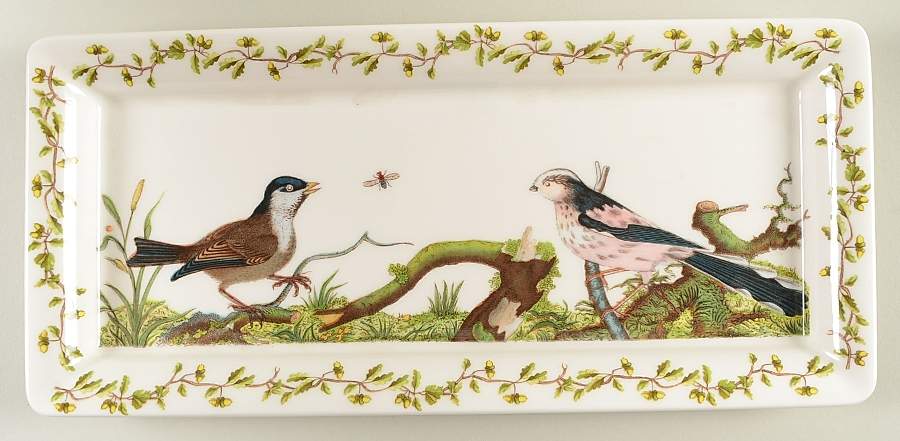 Birds of Britain 11" Sandwich Tray by Portmeirion-1