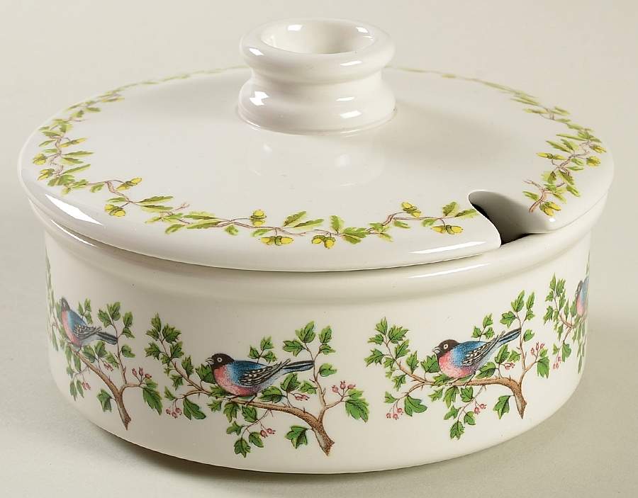 Birds of Britain Parmesan Pot & Lid by Portmeirion-1