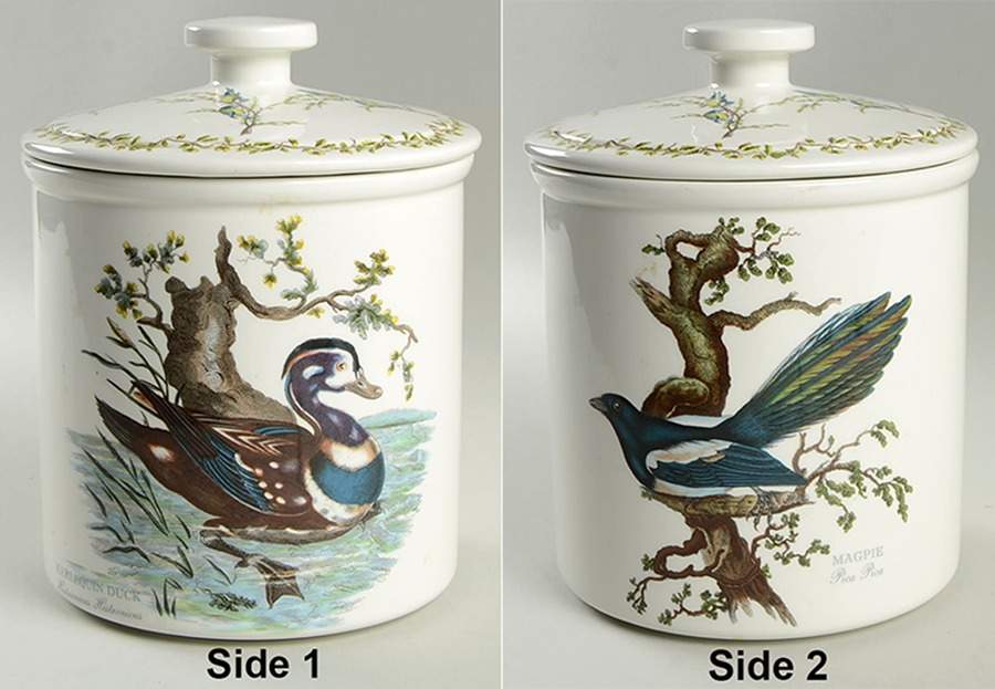 Birds of Britain Cookie Jar & Lid by Portmeirion-1
