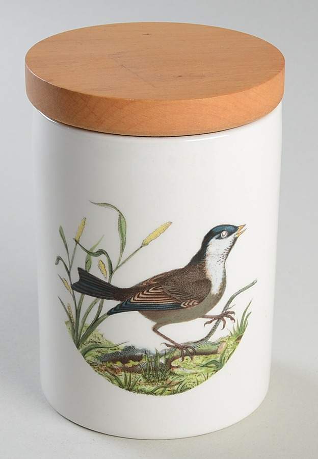 Birds of Britain 4" Storage Jar & Lid by Portmeirion-1