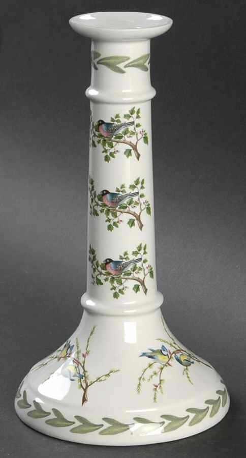 Birds of Britain 9" Tall Candlestick by Portmeirion-1