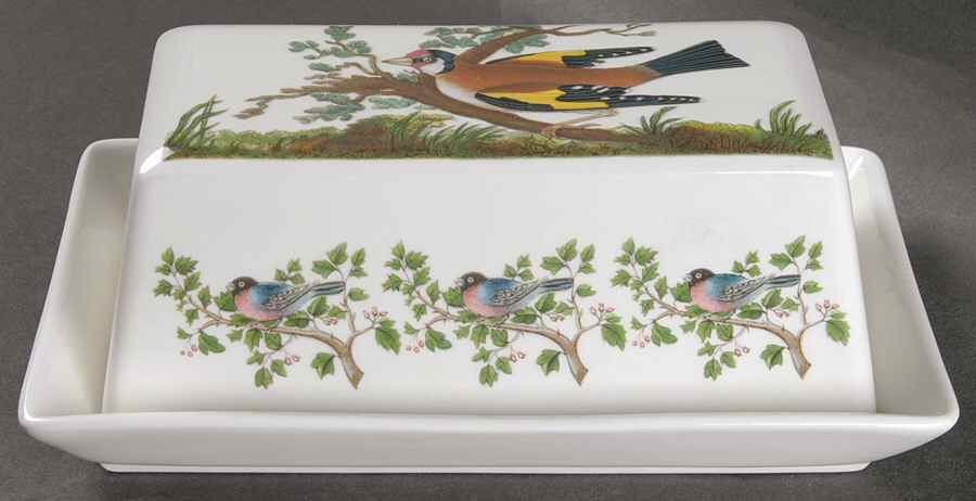 Birds of Britain Half Pound Covered Butter by Portmeirion-1