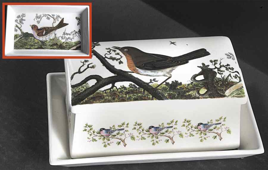 Birds of Britain Half Pound Covered Butter by Portmeirion-1