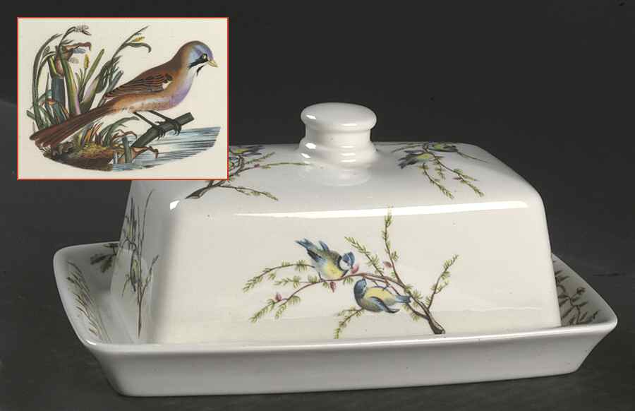 Birds of Britain 1/4 Lb Covered Butter by Portmeirion-1