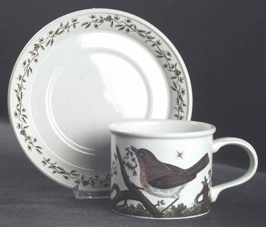 Birds of Britain Drum Breakfast Cup & Saucer Set by Portmeirion-1