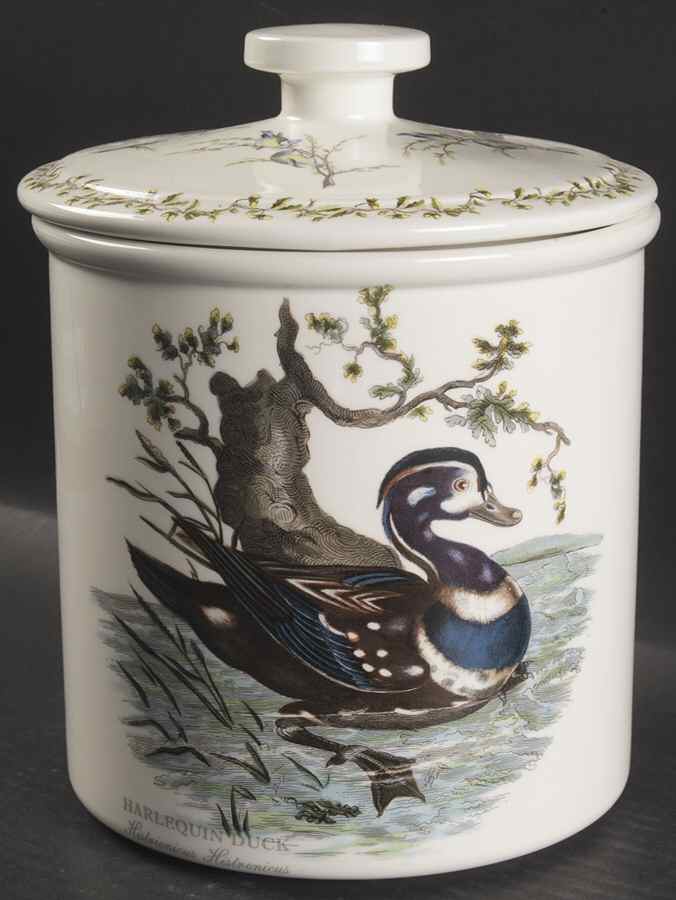 Birds of Britain Cookie Jar & Lid by Portmeirion-1